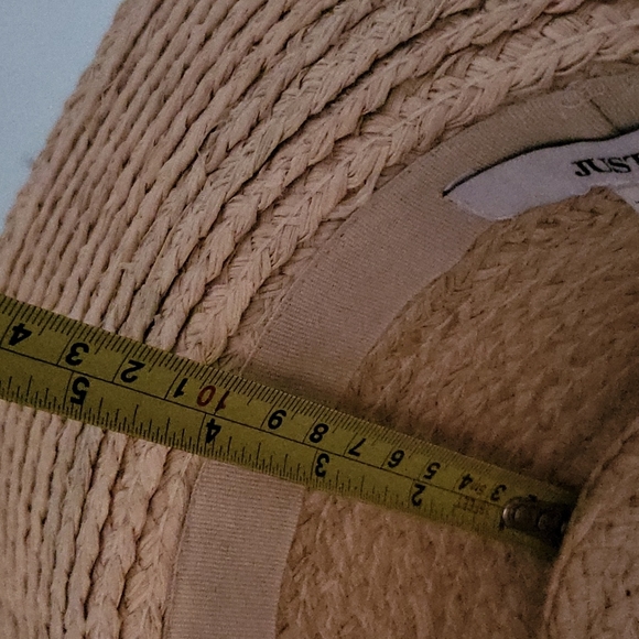 Waxed Wide Boater Straw Hat - Picture 6 of 6